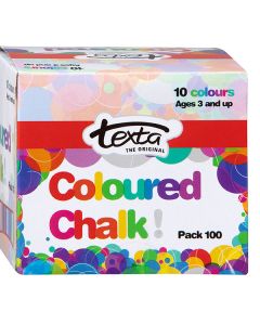 Texta Chalk Colours Pack of 100 (Min Ord Qty 2) 