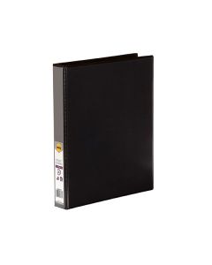 Marbig Clearview Insert Binder A4 2D 38mm Black (Min Order Qty 2)