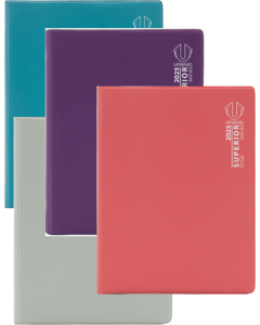 Upward 2026 Diary A6 WTO Section Sewn Standard Rd FSC Mix Grey *Pre-Order Aug/Sept Delivery*