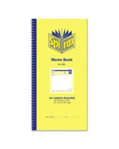 Spirax 551 Memo Book 279x144mm (Min Order Qty 2)
