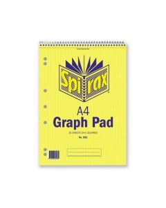 Spirax 582 Graph Book A4 2mm 30 leaf (Min Order Qty 5)