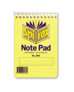 Spirax 560 Notebook 112x77 96 page Top Opening (Min Ord Qty 5)