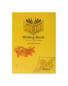 Spirax P161 Writing Book 64 Page 18mm Dotted Thirds (Min Ord Qty 10) ***Special Order Item***