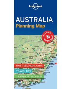 Lonely Planet Australia Planning Map (Min Order Qty 1)