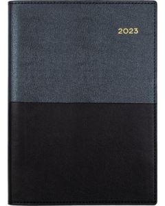 Collins 2024 Calendar Year Diary - Vanessa A5 Month to View Black (Min Order Qty 5) 