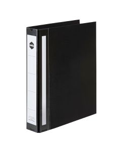 Marbig Deluxe Ring Binder A4 38mm 4D PE Black (Min Order Qty 2)