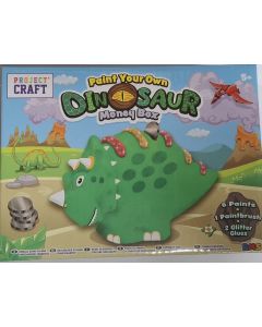 Paint Your Own Dinosaur Money Box