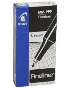 Pilot SW-PPF Fineliner Black Bx 12 (Min Ord Qty 1)