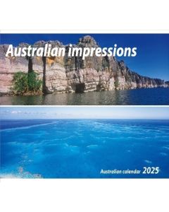 2025 Wall Calendar 240 x 340mm Australian Impressions (Min Order Qty 5) 