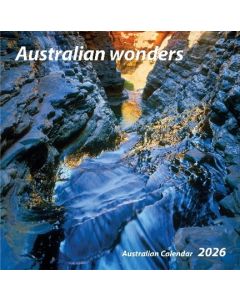 Australian Wonders Square Format Wall Calendar 310mm x 310 mm *Pre-Order Aug/Sept Delivery*