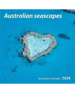 Australian Seascapes Square Format Wall Calendar 310mm x 310 mm *Pre-Order Aug/Sept Delivery*