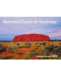 National Parks of Australia Compact Panoramic Wall Calendar 240mm x 340mm *Pre-Order Aug/Sept Delivery*