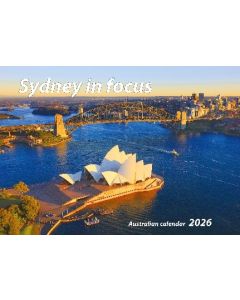 Sydney in Focus Compact Panoramic Wall Calendar 240mm x 340mm *Pre-Order Aug/Sept Delivery*