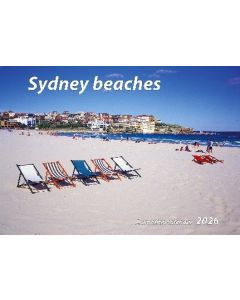 Sydney Beaches Compact Panoramic Wall Calendar 240mm x 340mm *Pre-Order Aug/Sept Delivery*