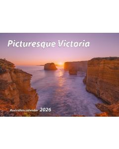 Picturesque Victoria Compact Panoramic Wall Calendar 240mm x 340mm *Pre-Order Aug/Sept Delivery*