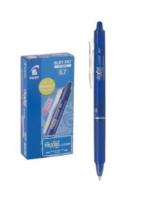 PILOT Frixon Clicker 0.7mm Retractable Erasable Gel Blue 12PK
