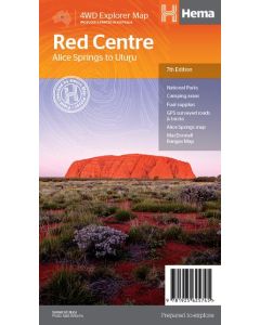Hema Red Centre Regional Map #7 (Min Order Qty 1)