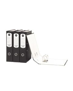 Marbig Lever Arch File Foolscap Black (Min Order Qty 2)