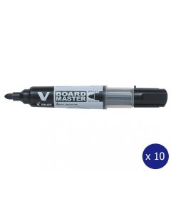 Pilot Begreen V Board Master Whiteboard Marker Bullet Tip Black Bx 10 (Min Ord Qty 1)