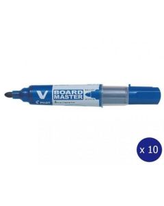 Pilot Begreen V Board Master Whiteboard Marker Bullet Tip Blue Bx 10 (Min Ord Qty 1)