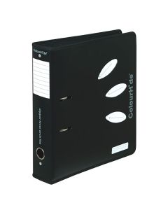 Colourhide Lever Arch File Zipper A4 Black