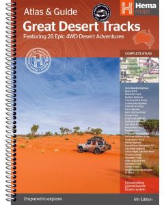 Hema Great Desert Tracks Atlas & Guide 6th Edition (Min Order Qty 2)