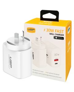 Wall Charger 30W USP (Min Order Qty: 3)