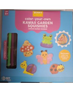 Color-your-own KAWAII Squishies Garden