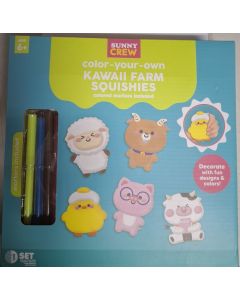 Color-your-own KAWAII Squishies Farm
