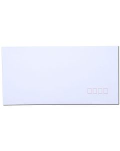 Cumberland Strip Seal Post Code Envelopes 80gsm DL 110 x 220mm White Pack 25  (Min Order Qty 2)