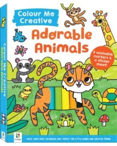Colour Me Creative: Adorable Animals (Min Order Qty 2)