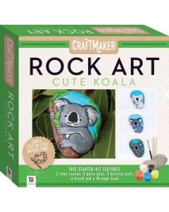 Craft maker Rock Art Mini Kit: Cute Koala (Min Order Qty 2)