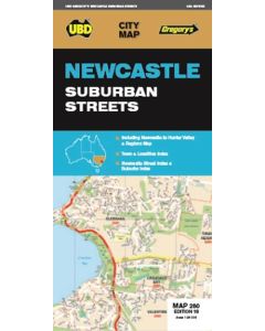 UBD/Gregorys Newcastle Suburban Streets 280 Map #19 (Min Order Qty 2)
