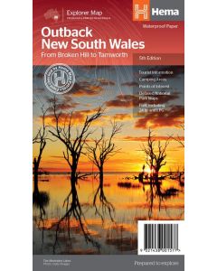 Hema Outback New South Wales Regional Map #5 (Min Order Qty 2)