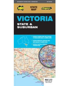 Victoria State & Suburban Map 370 30th (Min Order Qty: 2)