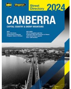 Canberra Capital Country & Snowy Mountains Street Directory 2024 28ED (Min Ord Qty 1)