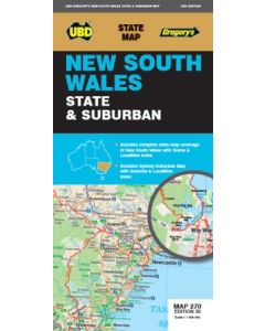 New South Wales State & Suburban Map 270 30ED (Min Order Qty: 2) 