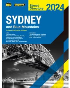 Sydney and Blue Mountains Street Directory 2024 60th Edition (Min Order Qty: 1) 