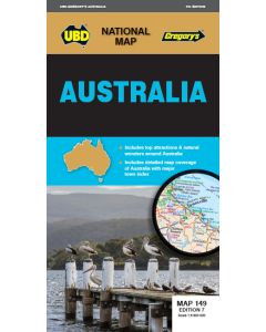 Map Australia #149 7th Edition UBD/Gregory's (Min Ord Qty 2)