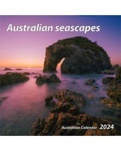 Australian Seascapes Square Wall Calendar 2024 310 x 310mm  (Min Order Qty: 5) 