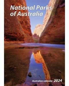 National Parks of Australia 2024 Wall Calendar Vertical Format (Min Order Qty 5)