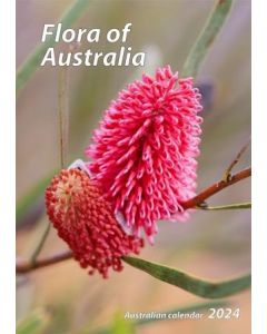 Flora of Australia 2024 Wall Calendar Vertical Format (Min Order Qty 5) 