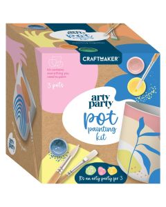 Craft Maker Arty Party Pot Painting Kit