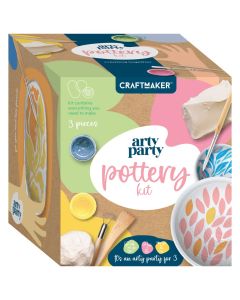 Craft Maker Arty Party Pottery Painting Kit