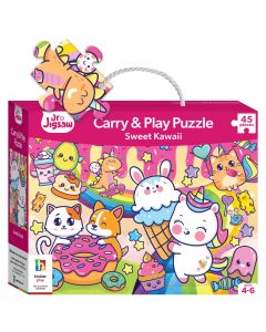 Junior Jigsaw Carry & Play Rainbow Sweet Kawaii