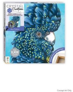 Crystal Creations Canvas: Blue Cockatoo (Min Order Qty: 2) 