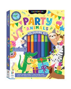 Kaleidoscope Colouring Party Animals Kit 