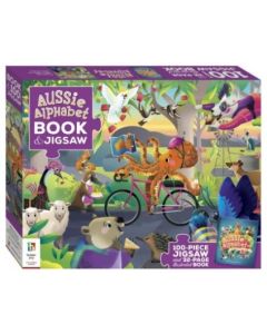 Aussie Alphabet Book and 100 Piece Junior Jigsaw (Order in Multiples of 2) 