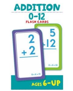 School Zone Flash Cards Addition 0 to 12  (Min Ord Qty 2) 