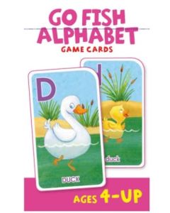 School Zone Flash Cards Go Fish Alphabet Game Cards  (Min Ord Qty 2)